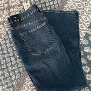 JCrew Factory Essential Straight  Denim Jeans, Sz 29, NWT